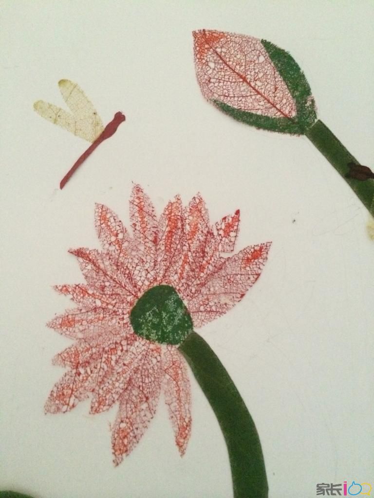 树叶贴画 幼儿园手工作业 树叶贴画 幼儿园手工作业