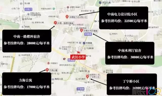 武汉10大重点省级示范小学划片详解:对应二手