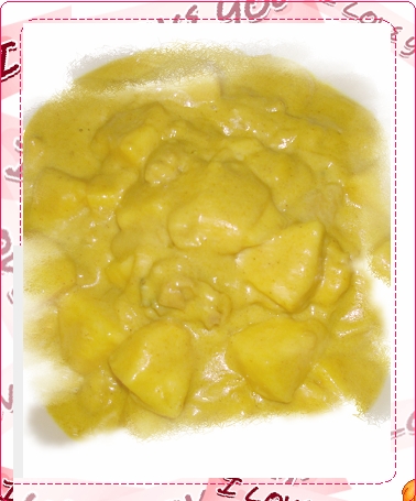 [厨艺秀] 酸酸甜甜,小朋友最爱-----苹果咖喱鸡